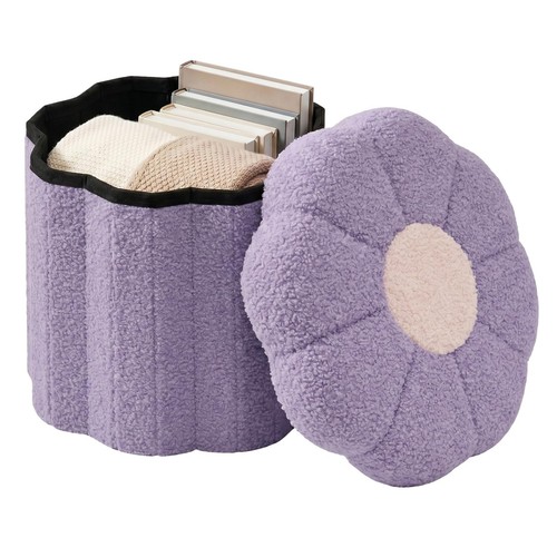 Flower storage ottoman - storage,