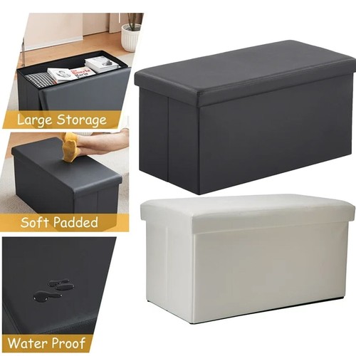 Folding ottoman storage - folding,