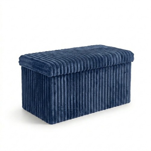 Ribbed storage box - ribbed, large