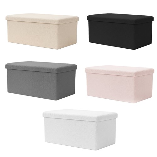 Keplin folding ottoman - ottoman, storage