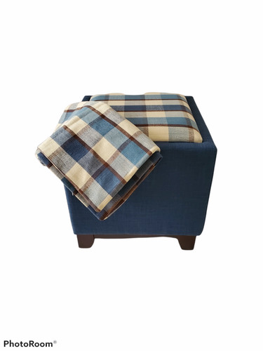 Nise storage ottoman with tray - ottoman,