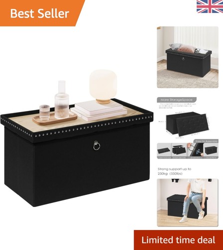 Luxurious black linen storage - black,
