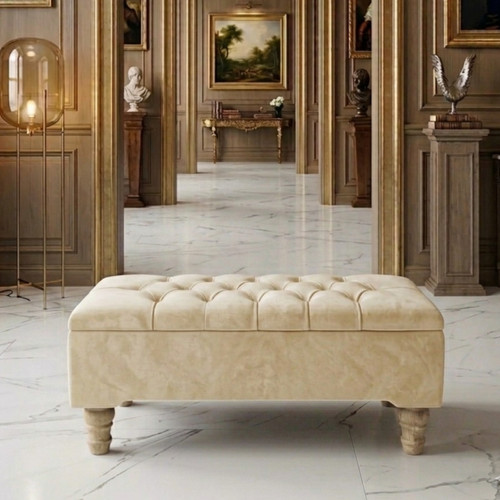 Ottoman box storage - ottoman, with