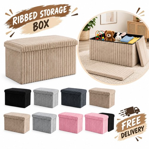 Ribbed storage box - box, large