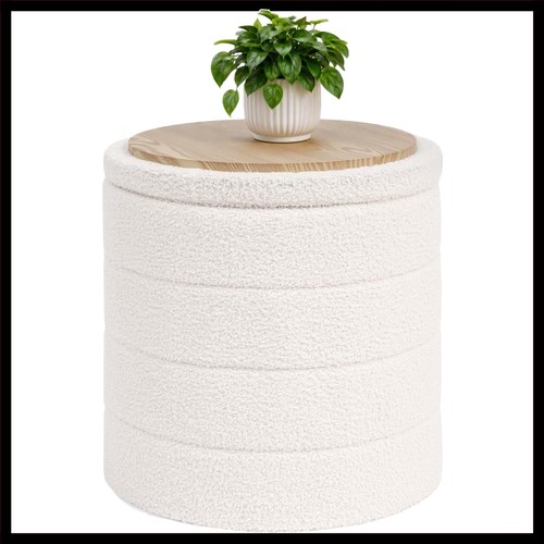 Cream white boucle - cream,