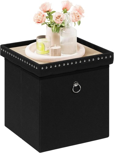 Bonlife black folding - folding, ottoman